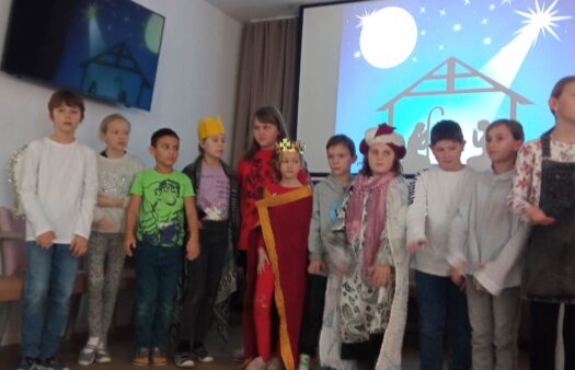 Vánoční setkání klientů s dětmi ze ZŠ Lesonice